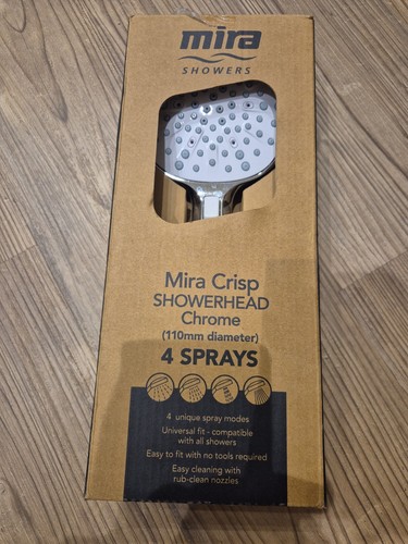Mira crisp showerhead chrome - mira,